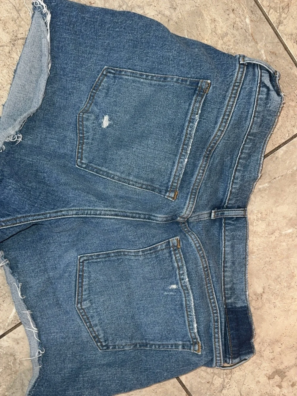 Abercrombie Blue Women’s Denim Shorts - Unbran
